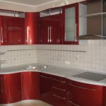 set de cuisine rouge