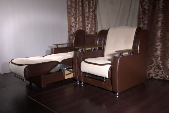 fauteuils-lits à l'intérieur