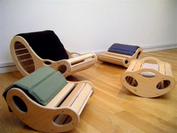 chaises berçantes