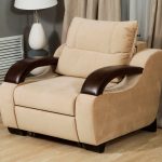 lit fauteuil beige