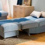 fauteuil-lit bleu
