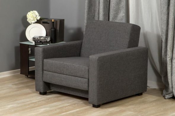 fauteuil lit à l'intérieur