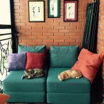 fauteuil lit turquoise