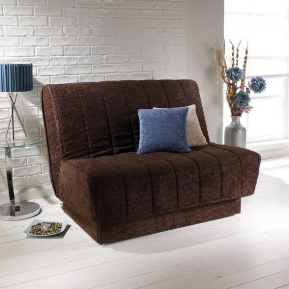 fauteuil-lit marron