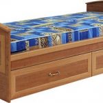 lit d'enfant DVA avec tiroirs et matelas