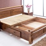 lit en bois massif