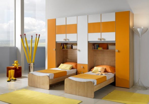 meubles dans les chambres doubles