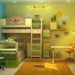 équiper une chambre d'enfants hétérosexuels