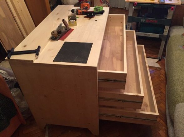 commode presque prête