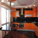 set de cuisine orange
