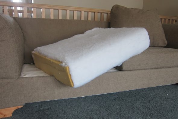 caoutchouc mousse avec rembourrage polyester