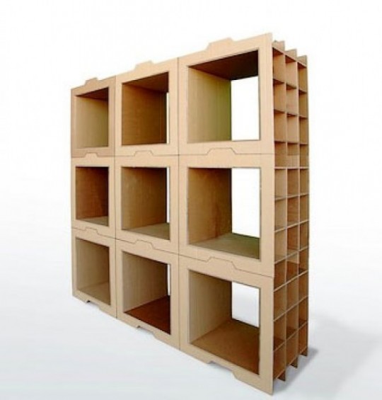 support rectangulaire en carton