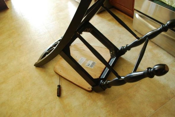démontage de la chaise