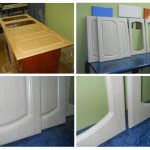 restauration de portes d'armoires de cuisine