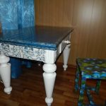 restauration de l'ancienne table