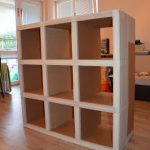 fait un rack de carton pour la pépinière