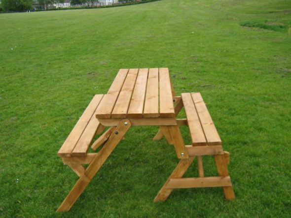 photo de table de pique-nique pliante