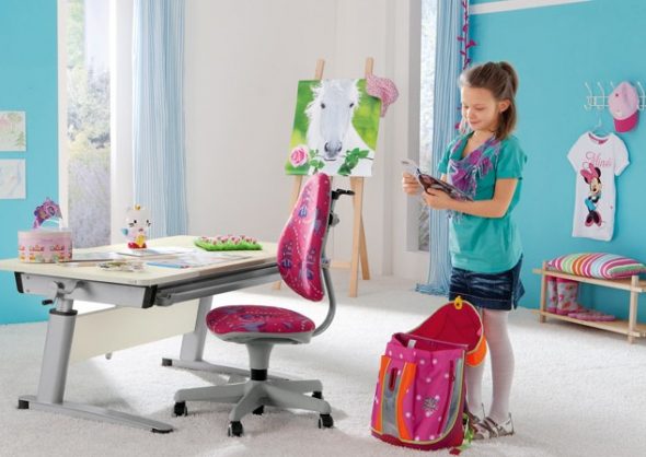 chaise pour écolière