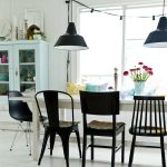 chaises noires