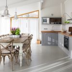 sèche-vaisselle dans une grande cuisine