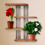 Stands de fleurs en bois