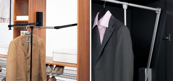 Systèmes de stockage de garde-robe