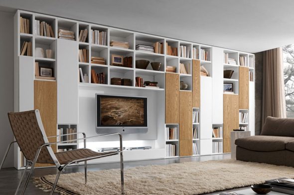 Beau mobilier design dans le salon