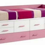 Lit pour les filles avec des tiroirs