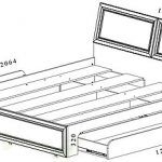 Lit double Fiesta-M KR-504 160x200 wengé