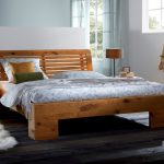 Lit en bois massif Cova