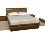 Lit en bois massif