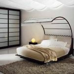 Lit dans la conception de la chambre