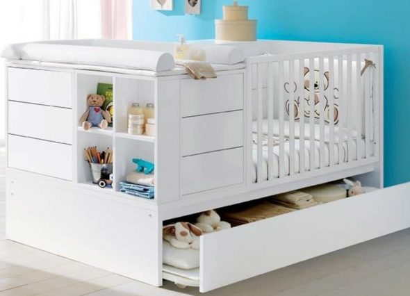 Berceaux pour bébé avec tiroirs
