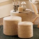 Couvrir les côtés du tabouret rembourré
