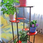 Étagère pour fleurs DIY photo