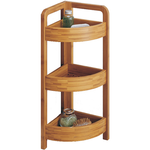 Etagère d'angle pour salle de bain