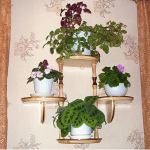 Étagère à fleurs faire soi-même wall photo