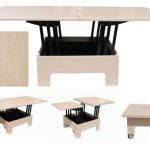 Variété de tailles de table