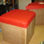 Pouf carré élégant faites-le vous-même