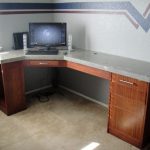 Plateau en béton pour bureau