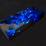 Table basse lumineuse