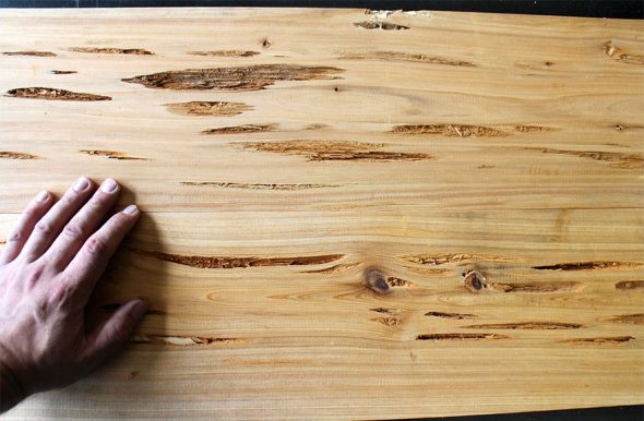plateau de table en bois