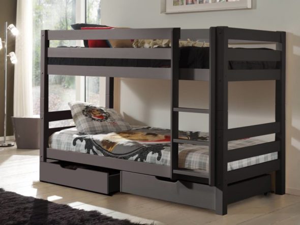 lit ikea en bois massif