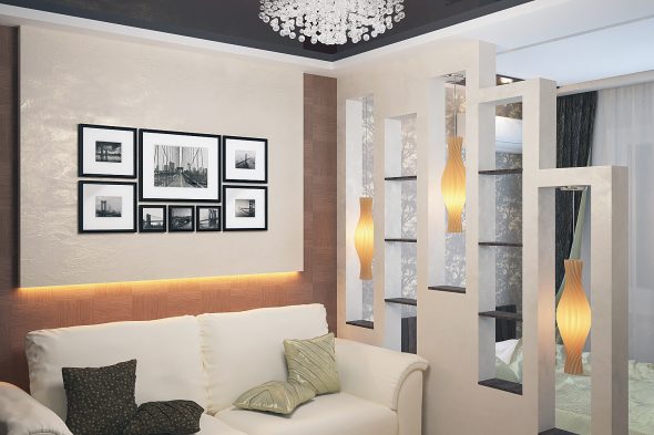photo salon et chambre