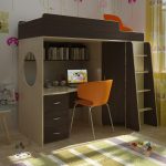 lit superposé avec idées de table