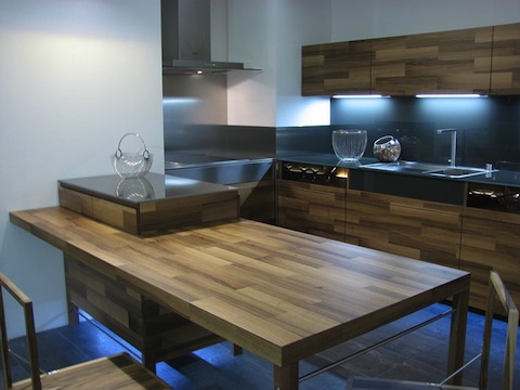 cuisine de panneaux de meubles, option de design