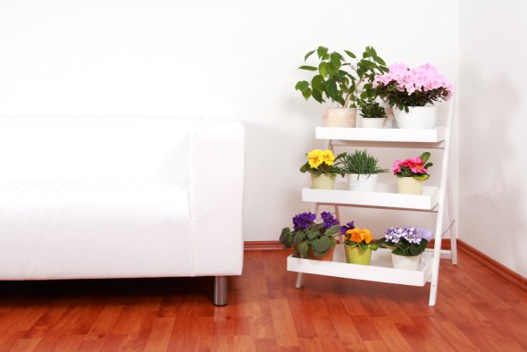 étagère murale pour fleurs faites-le vous-même