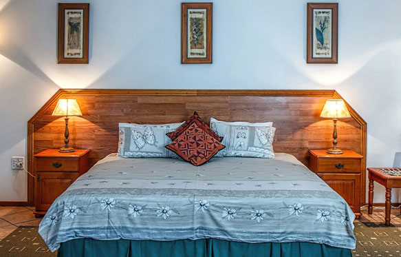 mettre un lit dans la photo de la chambre