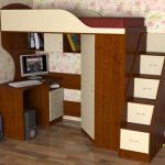 mansarde avec une commode