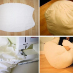 fabrication d'aiguille pouf pour la maison